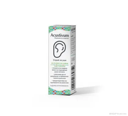 АКУСТИВУМ Спрей за уши с отпушващо действие (против ушна кал) x 20мл NATURPRODUKT