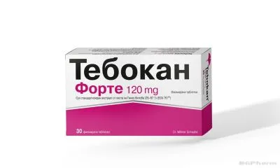 ТЕБОКАН ФОРТЕ 120мг х 30 таблетки NATURPRODUKT (стандартизиран екстакт от гинко билоба)