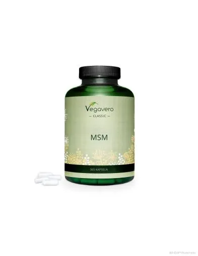 МСМ (Метил-сулфонил-метан, MSM, органична сяра) х 365 капсули Vegavero