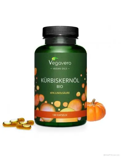 Масло от био тиквено семе х 180 капсули Vegavero