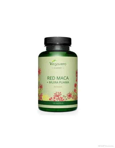 Червена мака + Муира Пуама х 120 капсули Vegavero