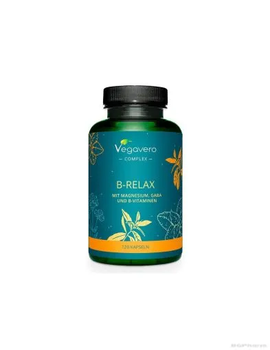B-Relax Формула с Б-Комплекс, пасифлора и ашваганда х 120 капсули Vegavero