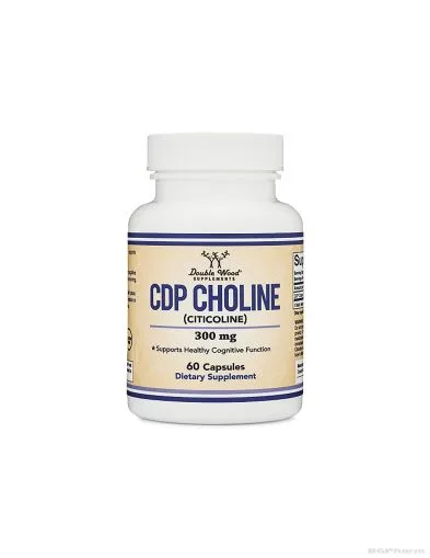 Цитиколин 300 мг х 60 капсули Double Wood | CDP Choline