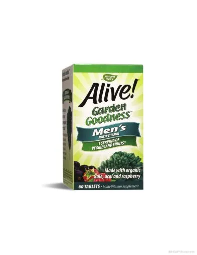 Алайв Garden Goodness™ Мултивитамини за мъже х 60 таблетки Nature’s Way