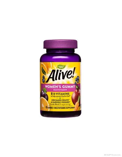 Алайв Мултивитамини за жени х 60 желирани таблетки Nature’s Way | Alive Women's Gummy Multivitamin