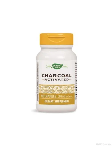 Активен въглен за детоксикация х 100 капсули Nature’s Way | Activated Charcoal