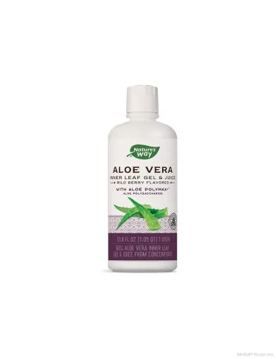 Алое вера (гел и сок) 60% за храносмилане и имунна защита х 1 л Nature’s Way
