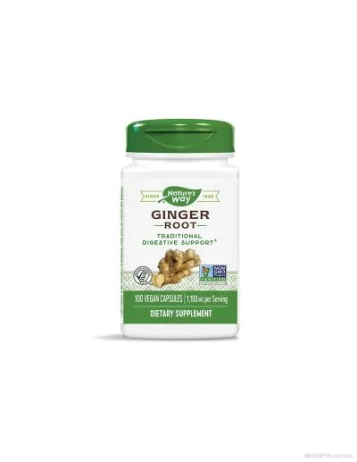 Джинджифил корен 550 мг х 100 капсули Nature’s Way | Ginger Root