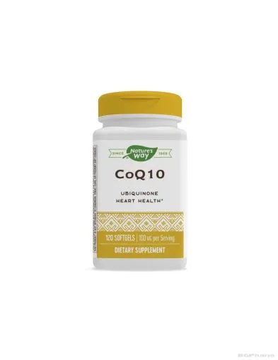 Коензим Q10 (Убиквинон) за здраво сърце и енергия х 100 мг 60 капсули Nature's Way