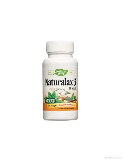 Натуралакс 3 Билкова формула против запек х 100 капсули Nature’s Way