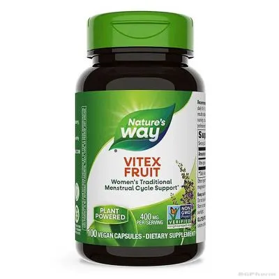 Витекс плод 400 мг x 100 капсули Nature’s Way | Vitex Fruit