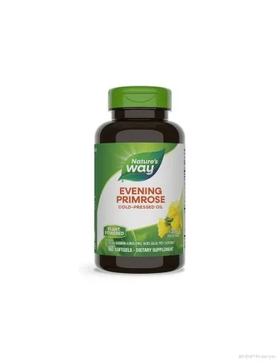 Вечерна иглика масло 1300 мг х 60 капсули Nature’s Way | Evening Primrose oil 10% GLA