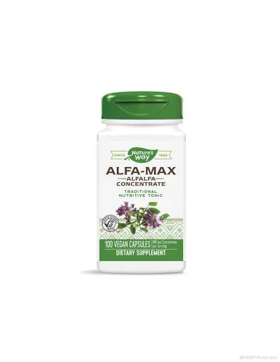 Люцерна концентрат 525 мг х 100 капсули Nature’s Way | ALFA-MAX Alfalfa Concentrate