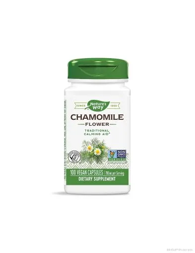 Лайка цвят 350мг х 100 капсули при нервни и стомашни разстройства Nature's Way | Chamomile Flowers
