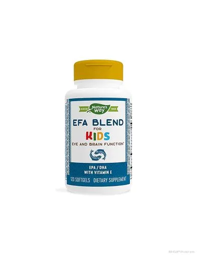 EFA Blend for Kids ЕФА Бленд за деца - 120 софтгел капсули