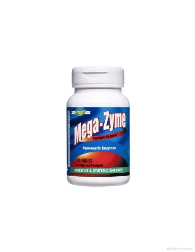 Mega-Zyme Pancreatic Enzymes / Панкреатични ензими - 100 таблетки