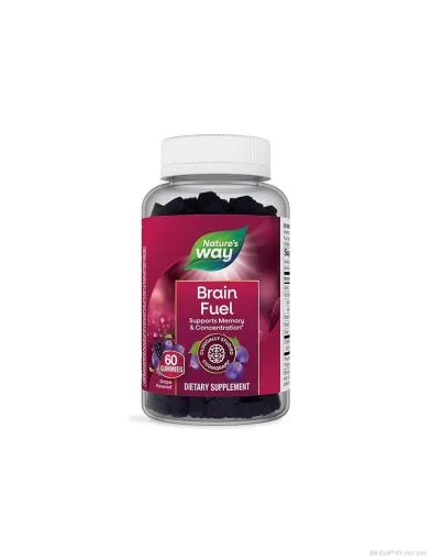 Brain Fuel Формула за памет и концентрация х 60 желирани таблетки Nature's Way