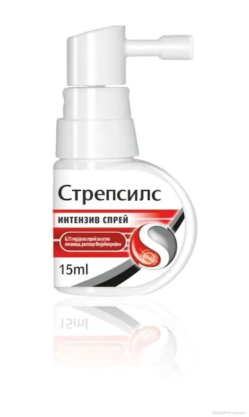 СТРЕПСИЛС ИНТЕНЗИВ Спрей за гърло х 15мл | STREPSILS INTENSIVE Reckitt Benckiser Healthcare