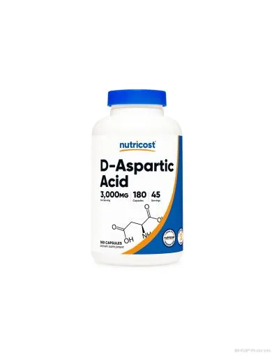Д-Аспарагинова киселина 3000 мг х 180 капсули Nutricost | D-Asparactic acid