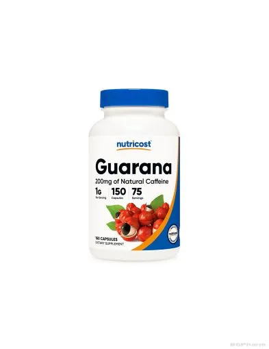 Гуарана 500 мг х 150 капсули за енергия и редукция на теглото Nutricost | Guarana