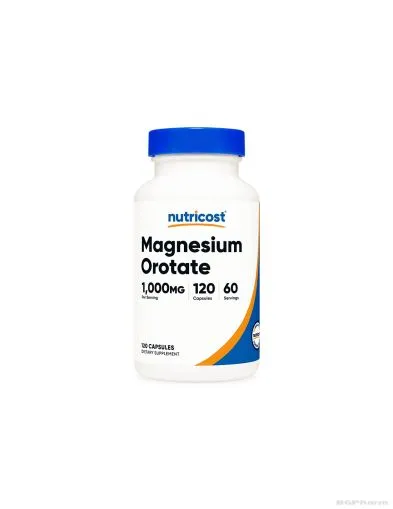 Магнезий oротат 500 мг х 120 капсули Nutricost | Magnesium Orotate