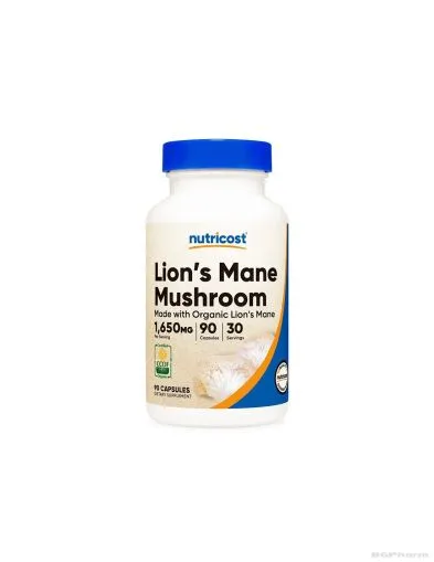 Лъвска грива екстракт 550 мг х 90 капсули Nutricost | Lion's Mane