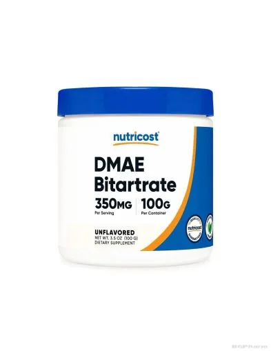 ДМАЕ (Диметиламиноетанол) на прах 150 мг х 100 гр Nutricost | DMAE