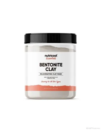 Глина (бентонит) маска за лице на прах 454гр Nutricost | Bentonite Clay