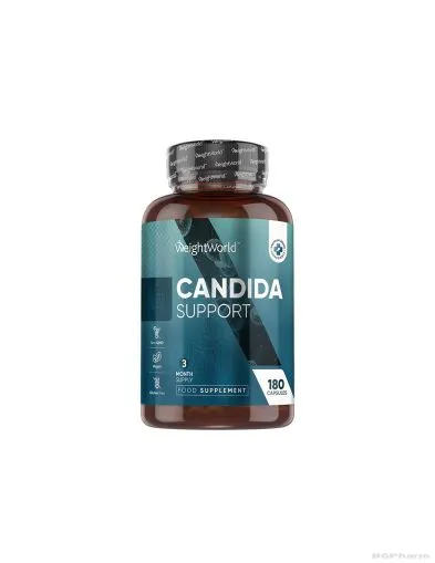 Анти-Кандида Формула с билки и пробиотици х 180 капсули Weight World | Candida Support