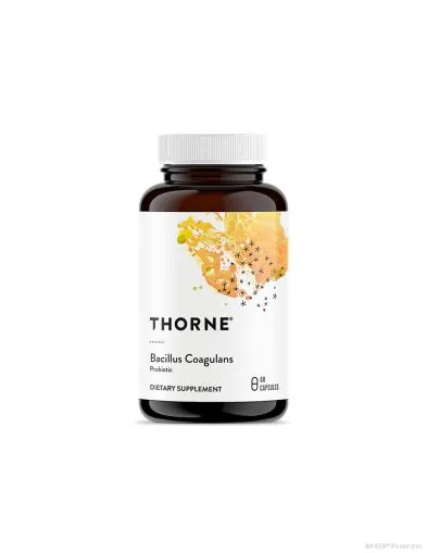 Пробиотик Бацилус Коагуланс х 60 капсули със забавено освобождаване Thorne | Bacillus Coagulans