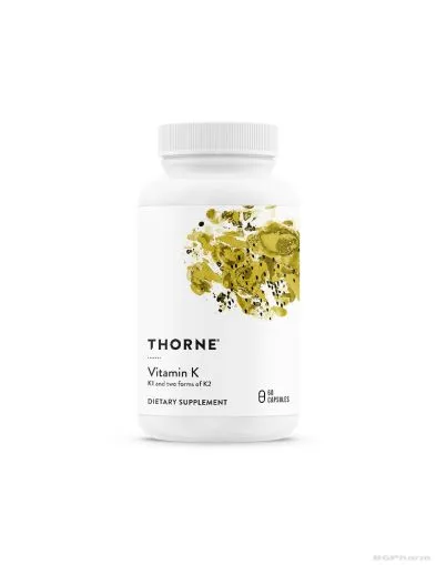 Витамин К1 + К2 6090 мгк х 60 капсули Thorne | Vitamin K1 & K2