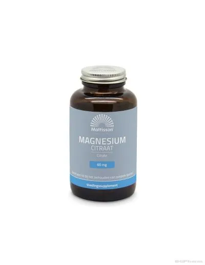 Магнезий цитрат 400мг х 180 капсули Mattisson Healthstyle