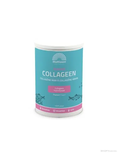 Рибен колаген тип 1 на прах 300 гр Mattisson Healthstyle | Marine Collagen Peptan