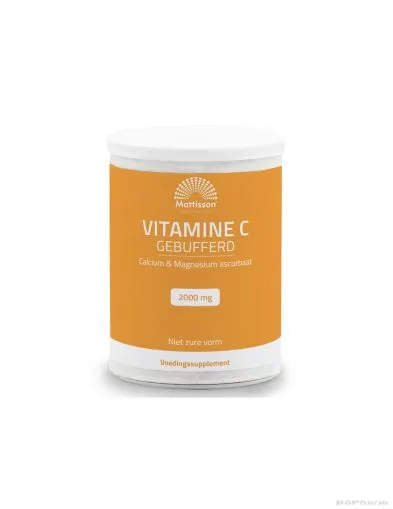 Витамин Ц буфериран (калциев и магнезиев аскорбат) на прах 250 гр Mattisson Healthstyle