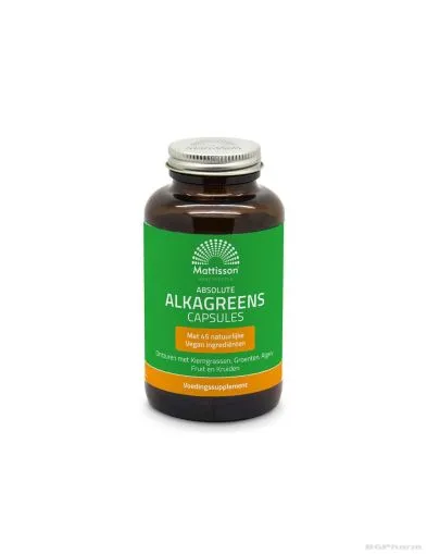 АлкаГрийнс Формула за алкален баланс х 180 капсули Mattisson Healthstyle | Absolute AlkaGreens