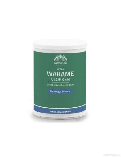 Уакаме сушени водорасли на прах 50 гр Mattisson Healthstyle
