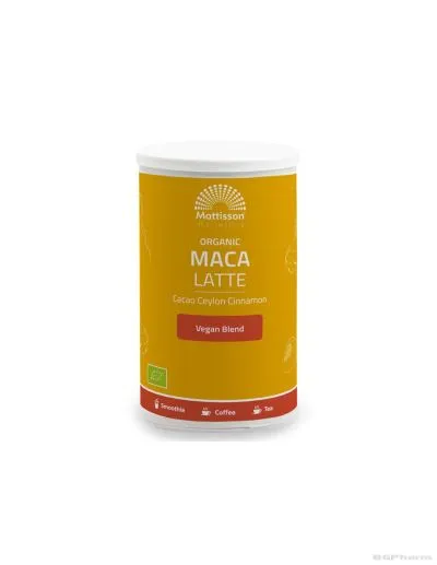 Лате с Какао, Мака, Лукума и Цейлонска канела БИО х 160 гр прах Mattisson Healthstyle