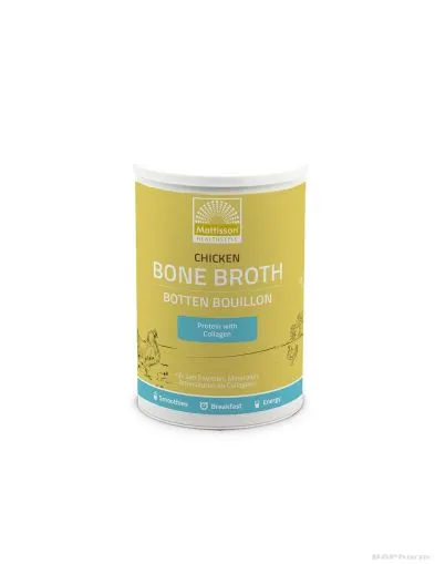 Пилешки костен бульон на прах х 400 гр Mattisson Healthstyle