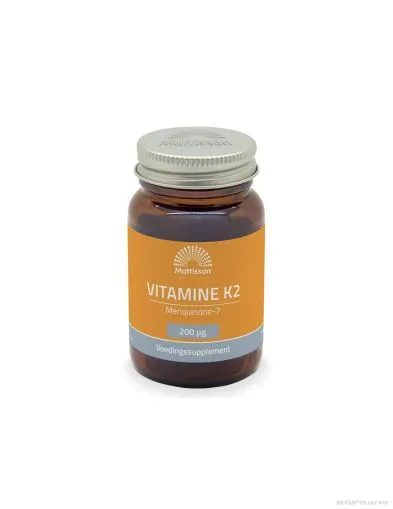 Витамин К2 (МК-7) 200 мкг x 60 таблетки Mattisson Healthstyle