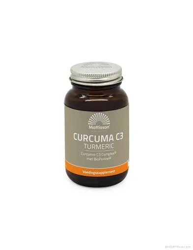 Куркума C3® 668 мг + Биоперин BioPerine® 12 мг х 60 таблетки Mattisson Healthstyle