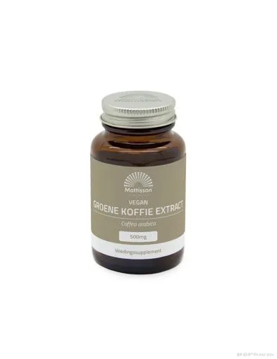 Зелено кафе 500 мг x 60 капсули Mattisson Healthstyle