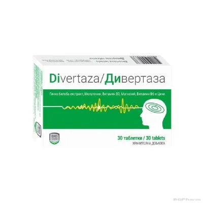 ДИВЕРТАЗА х 30 таблетки BIOSHIELD