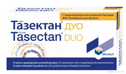 ТАЗЕКТАН ДУО х 12 сашета при диария MONTAVIT