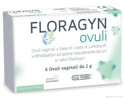 ФЛОРАЖИН х 6 вагинални овули SO.SE.PHARMA