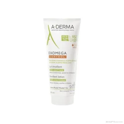 А-дерма Екзомега емолиентно мляко за тяло 200 мл| Exomega Control A-Derma