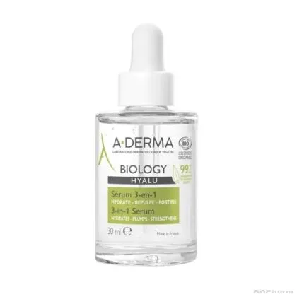 А-дерма БИОЛОДЖИ Хиалуронов серум за лице 3в1 30 мл |Biology Hyalu A-Derma
