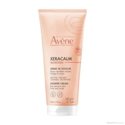 Авен КСЕРАКАЛМ НУТРИШЪН Душ крем за лице и тяло 200 мл | Avene Xeracalm Nutrition