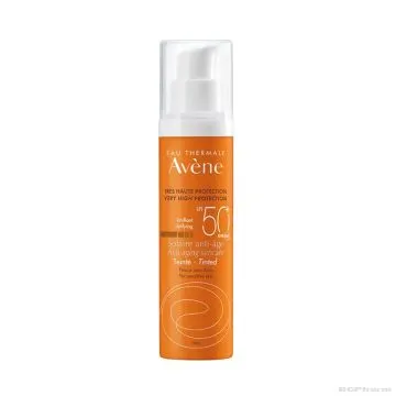 Авен СЪН SPF50+ Слънцезащитен тониран анти-ейдж крем против фотостареене 50 мл | Avene Sun