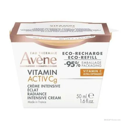 Авен ВИТАМИН АКТИВ CG Интензивен озаряващ крем за лице РИФИЛ 50 мл | Avene Vitamin Activ Cg refill