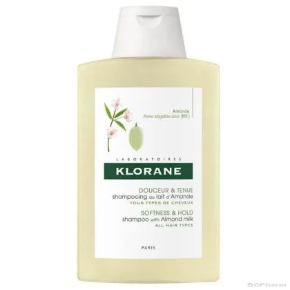 КЛОРАН Шампоан за тънка и фина коса с мляко от БАДЕМ 200 мл | Klorane Almond